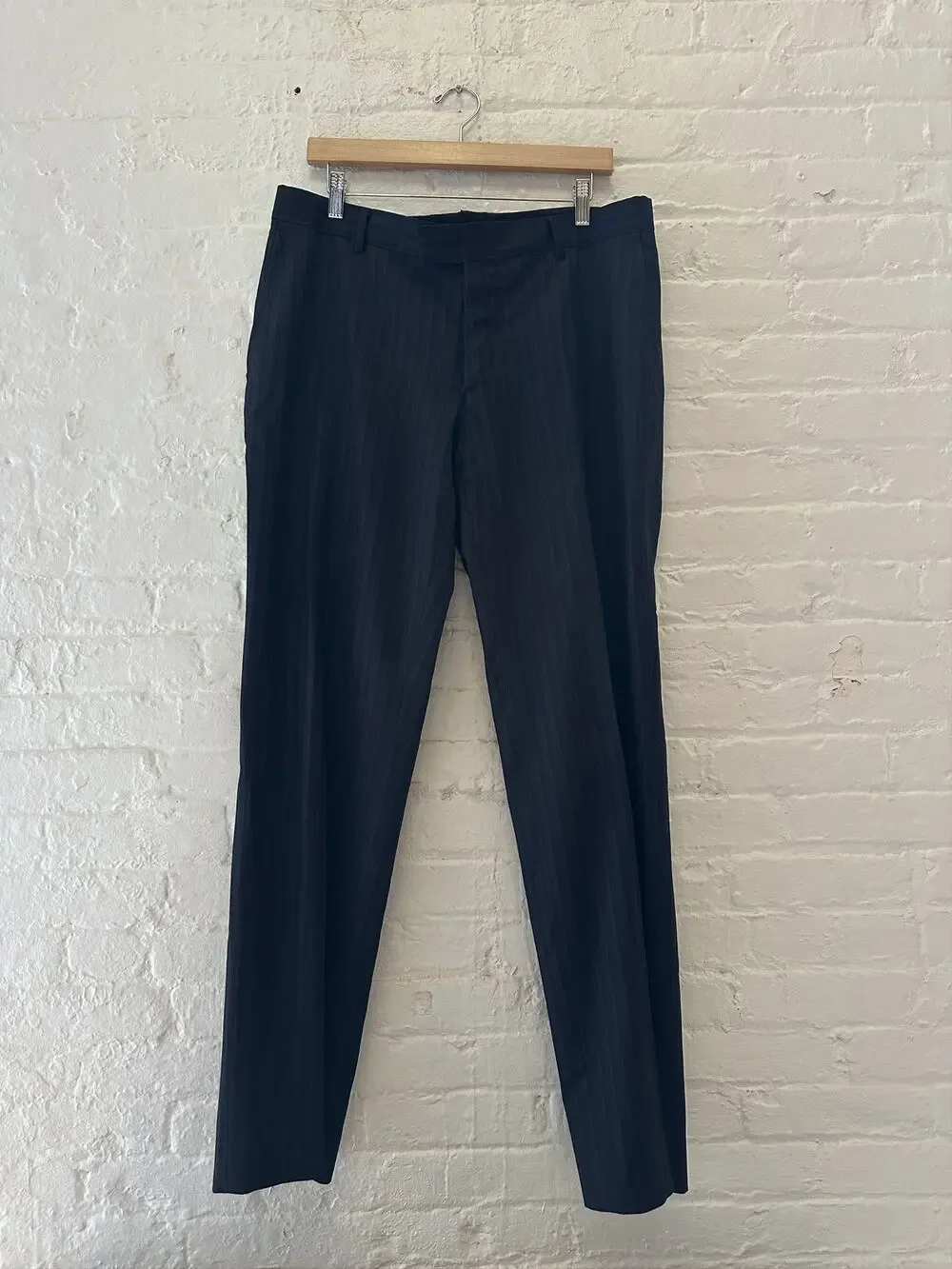 Gucci by Tom Ford Pinstriped Wool Trousers